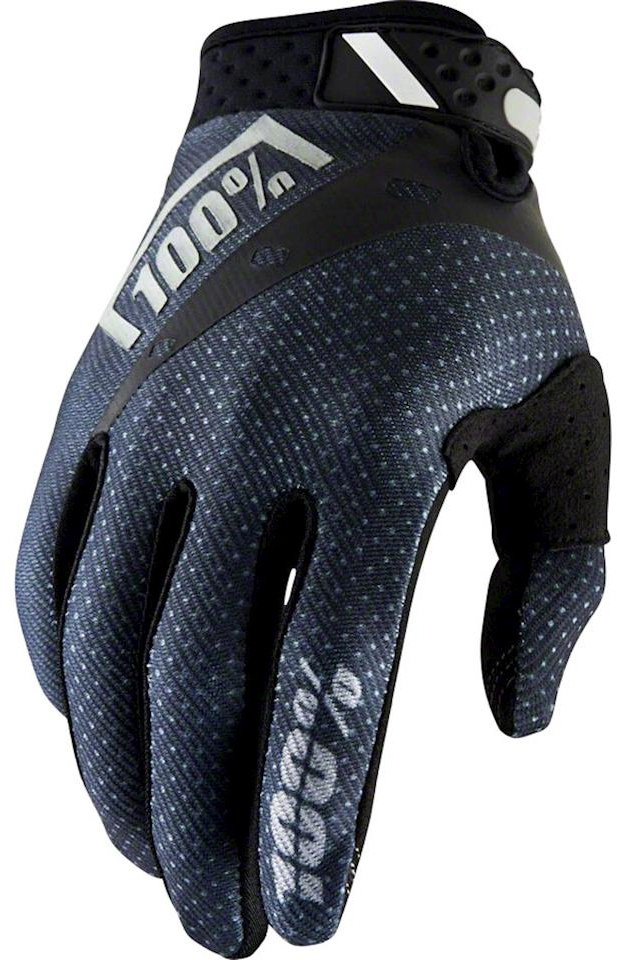 100% Ridefit Handschoenen, zwart-wit, afmeting 2XL