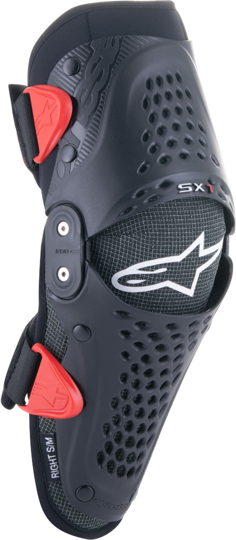 Alpinestars SX-1 Youth Knee Protector, black-red, Size S M