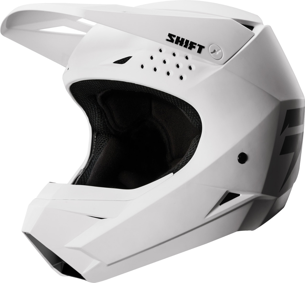Shift WHIT3 Kids Motocross Helmet, white, Size S, white, Size S