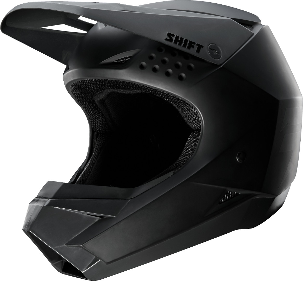 Shift WHIT3 Kids Motocross Helmet, black, Size S, black, Size S