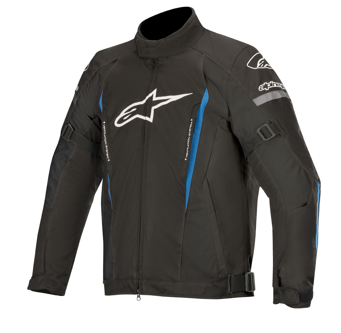 Alpinestars Gunner v2 водонепроницаемая мотоциклетная текстильная куртка Черный/Синий S 