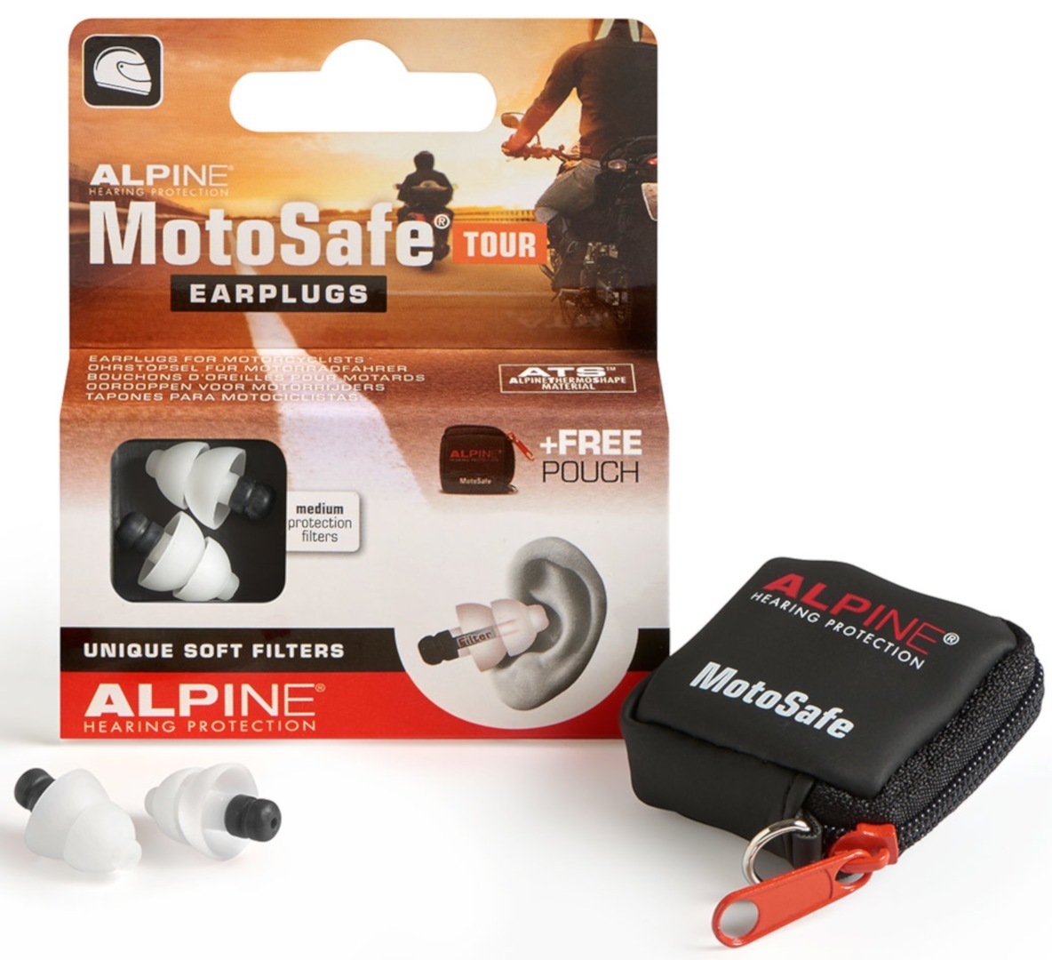 Alpine MotoSafe Tour Bouchons d’oreille,