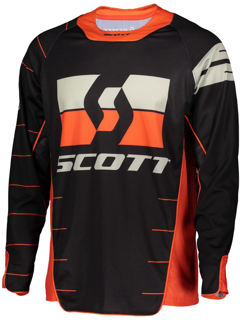 Scott Enduro Motocross Jersey, black-orange, Size XL, black-orange, Size XL