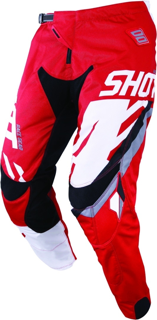 Shot Contact Score Motocross Pants, white-red, Size 28, white-red, Size 28