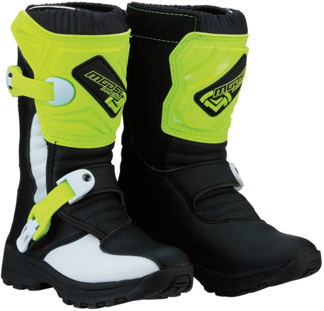 Moose Racing M1-3 Kinder Motocross Stiefel, schwarz-gelb, Größe 32, schwarz-gelb, Größe 32