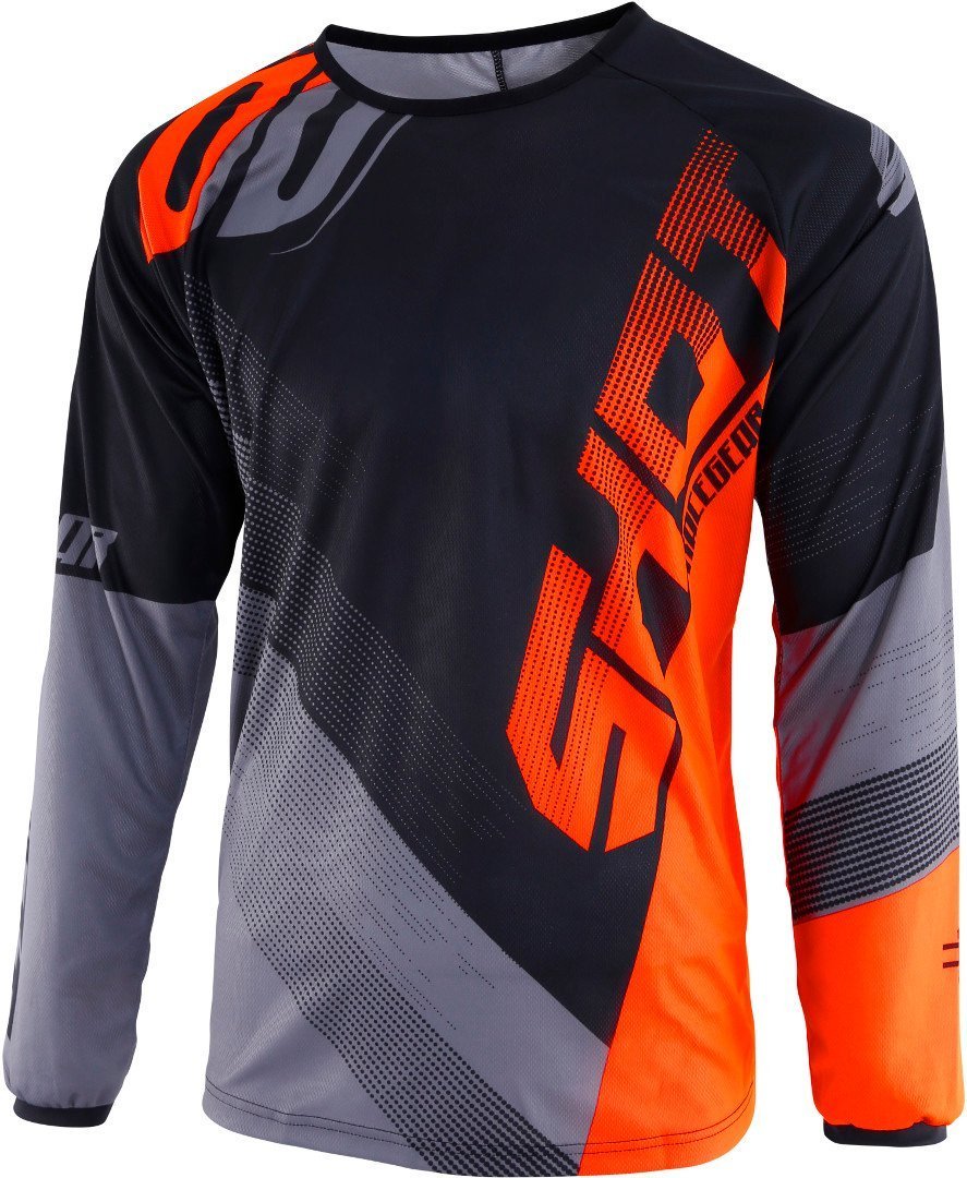 Shot Devo Ultimate Motocross Jersey, black-orange, Size S, black-orange, Size S