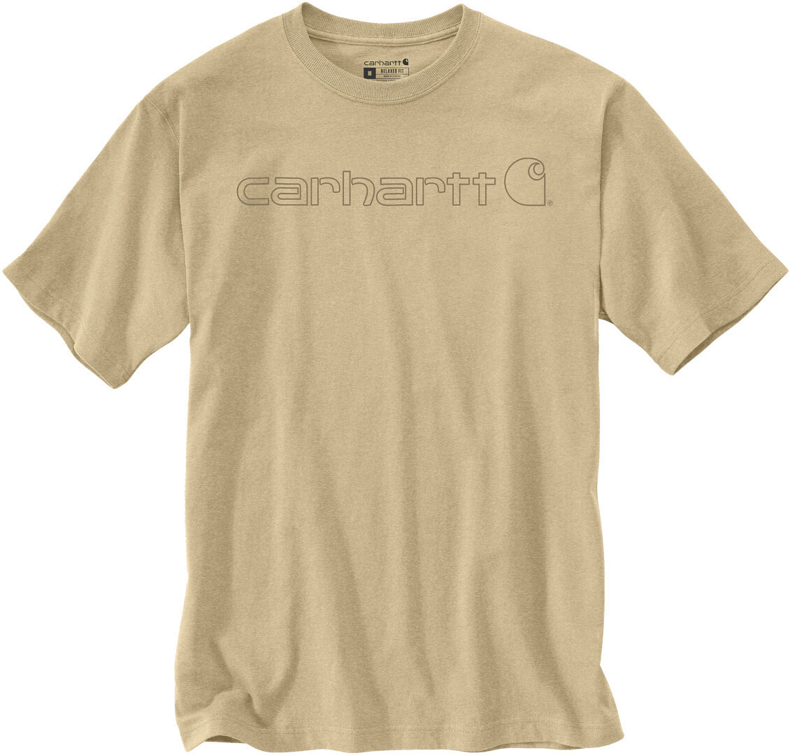 Carhartt EMEA Core Logo Workwear Short Sleeve T-shirt, brązowy, Rozmiar XS dla ty