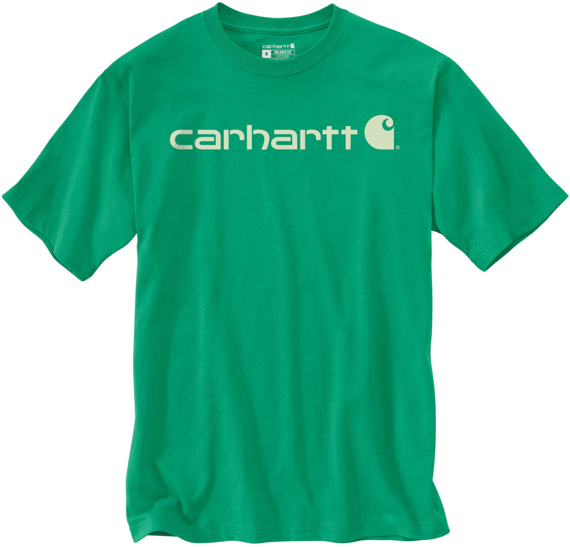 Carhartt EMEA Core Logo Workwear Short Sleeve T-shirt, grøn, størrelse XL