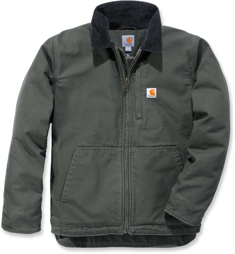 Motorrad Carhartt Full Swing Armstrong Jacke, grün, Größe L, grün, Größe L