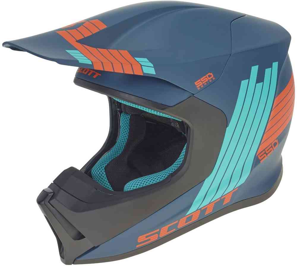 Scott 550 Stripes ECE Capacete de Motocross