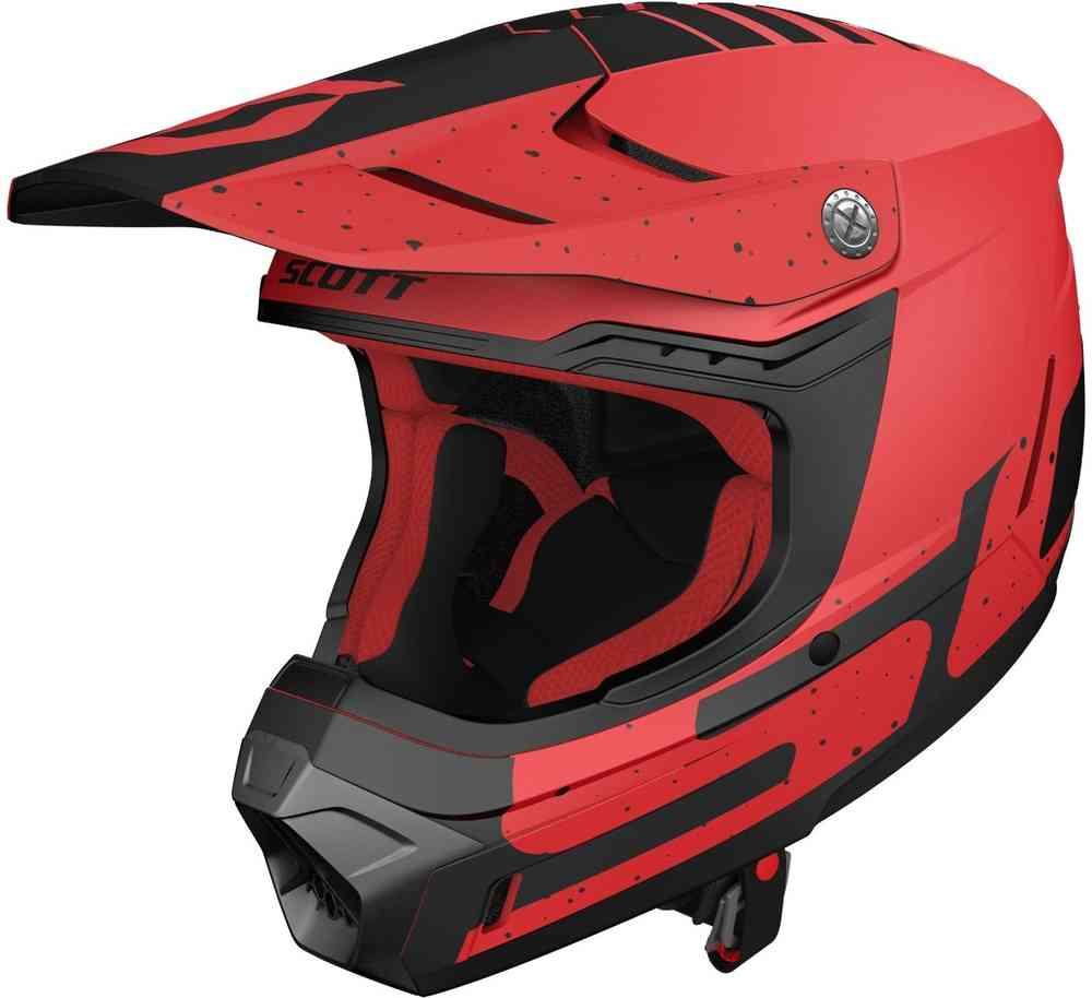 Scott 350 EVO Plus Team ECE 摩托車交叉頭盔。