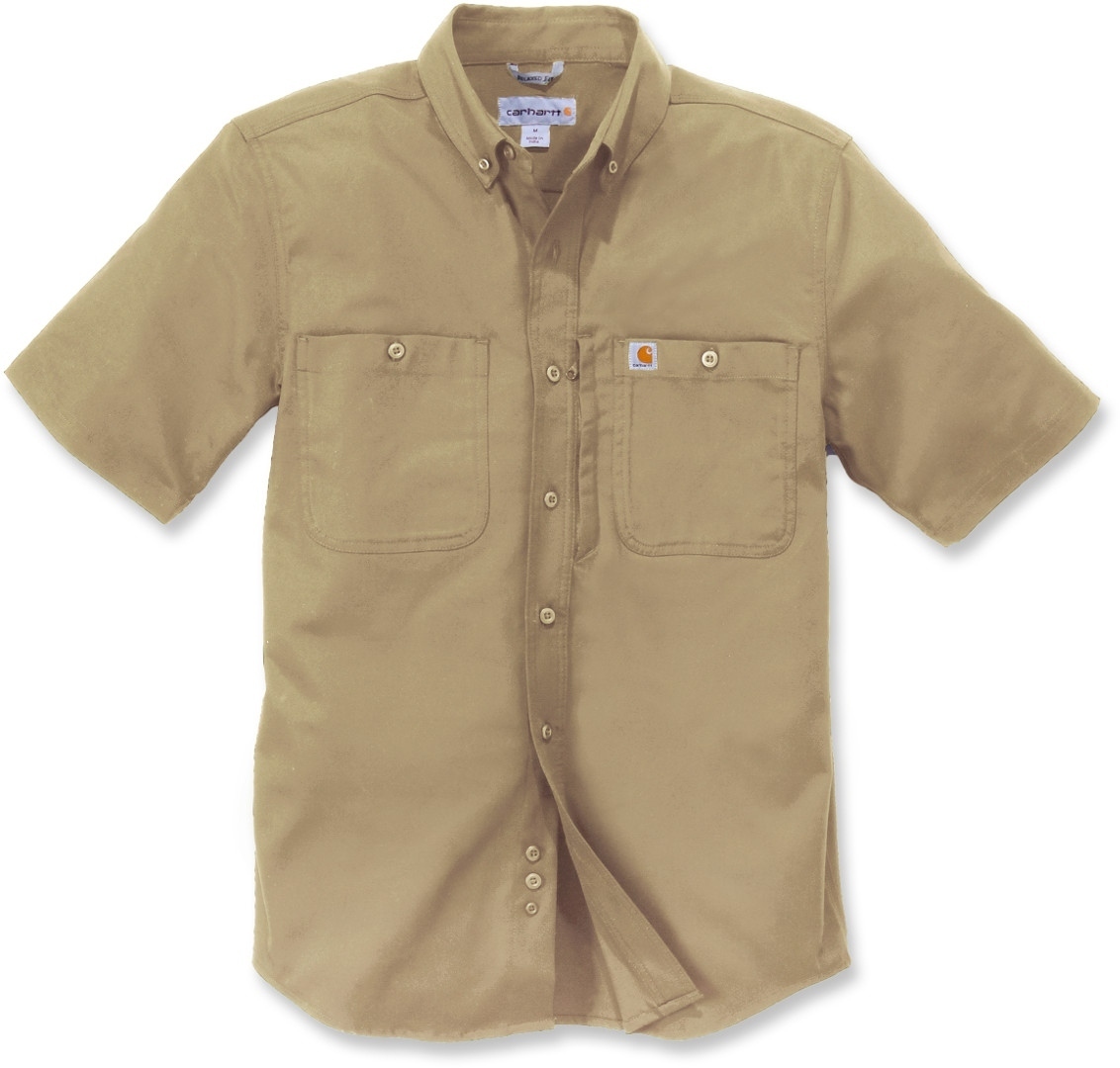 Carhartt Rugged Kortärmad skjorta, beige, storlek XL