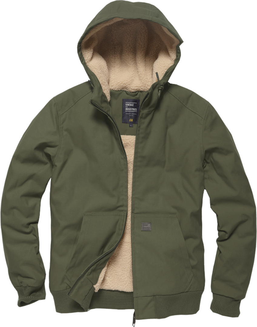 Vintage Industries Datton Jacket, green, Size S, green, Size S