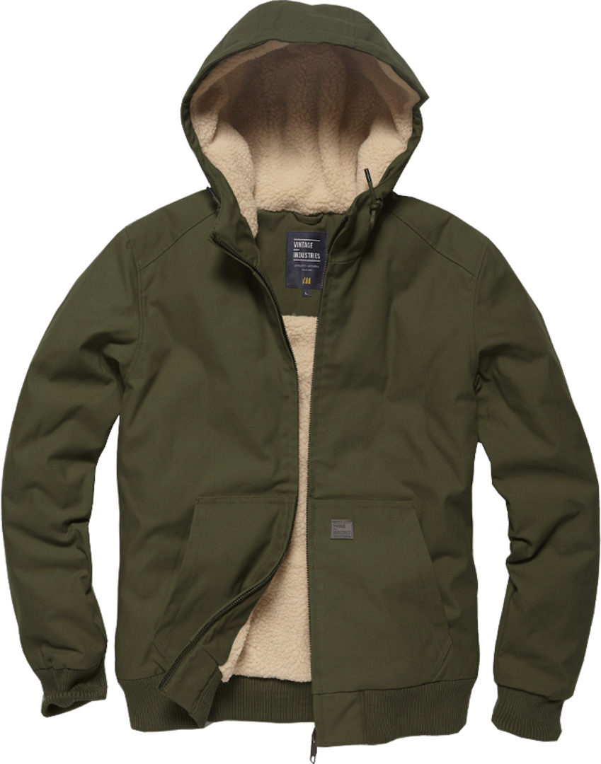 Vintage Industries Datton Jas, groen, afmeting S