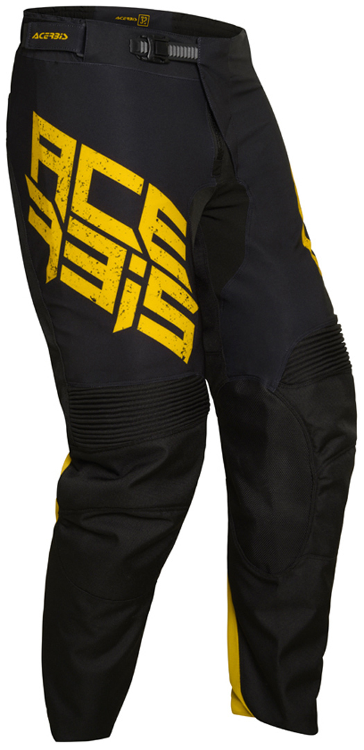 Image of Acerbis LTD Caspian Pantaloni Motocross, nero-giallo, dimensione 28