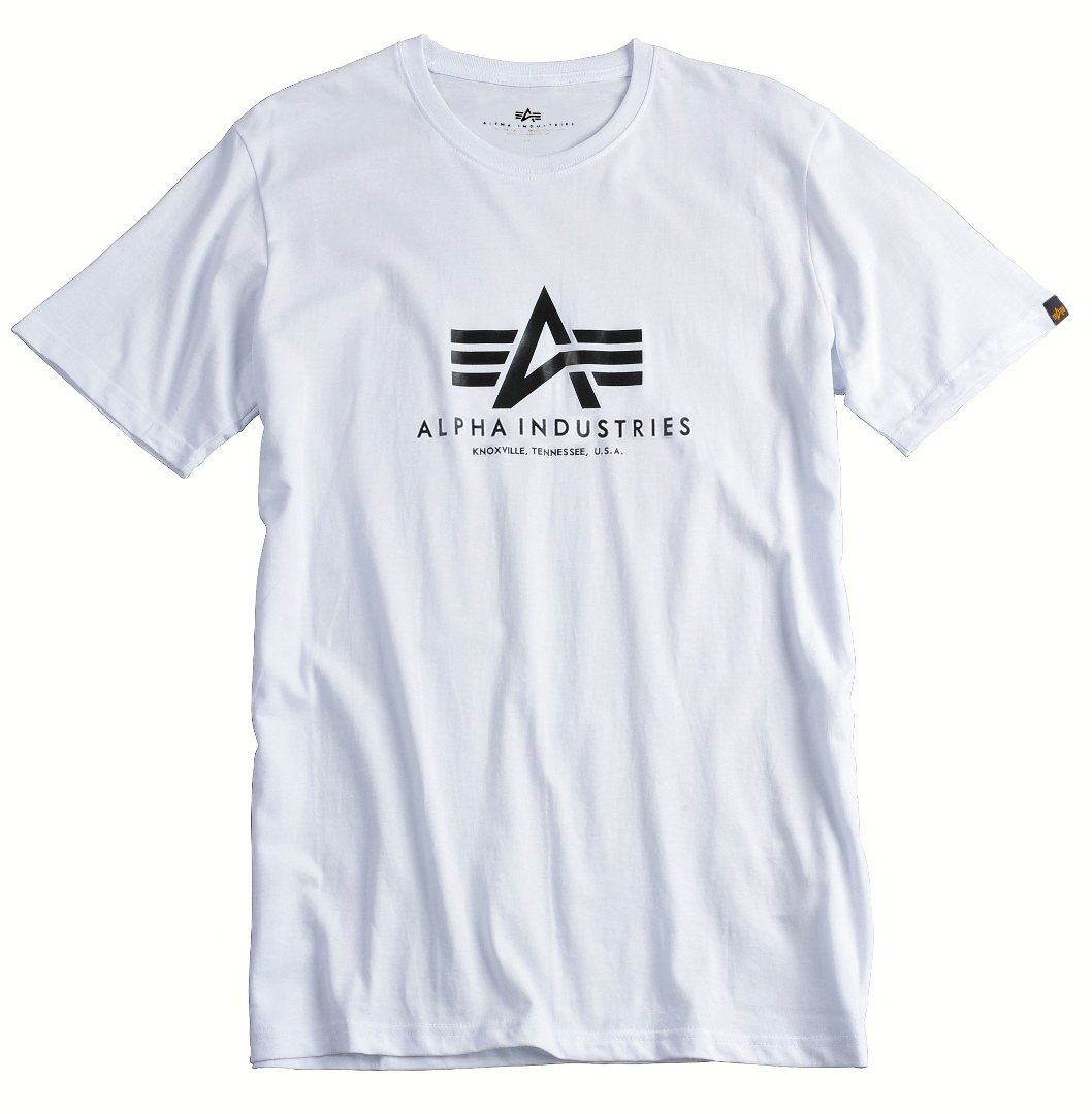 Alpha Industries Basic T-Shirt, vit, storlek 3XL