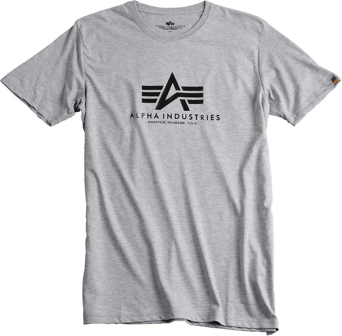 Alpha Industries Basic T-Shirt, grå, storlek 2XL