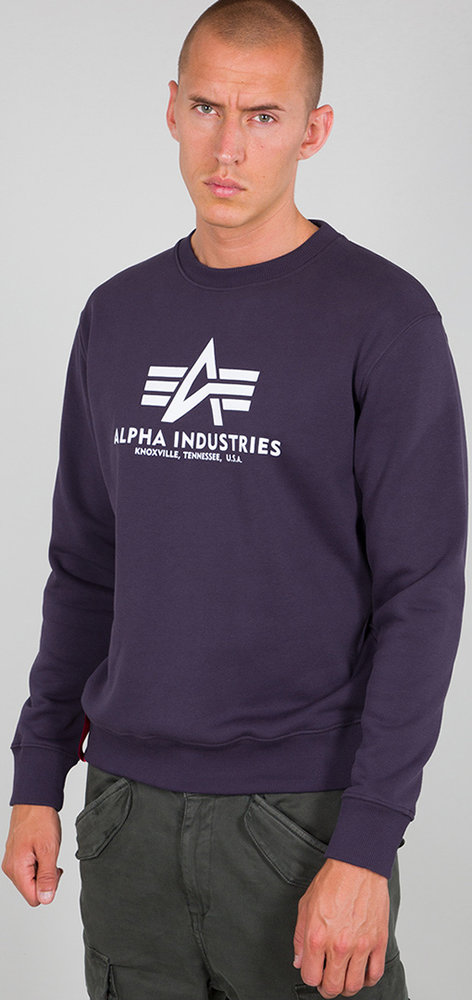 Basic Jersey Para hombre alpha industries sudadera