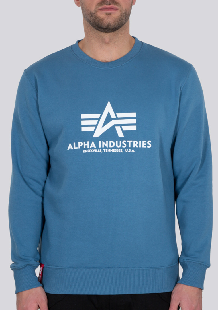 Alpha Industries Basic Tröja, blå, storlek M