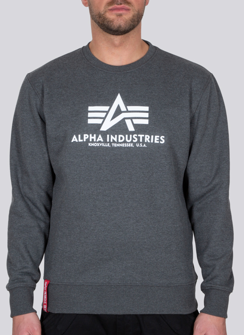 Alpha Industries Basic Sweatshirt, grijs, afmeting 3XL