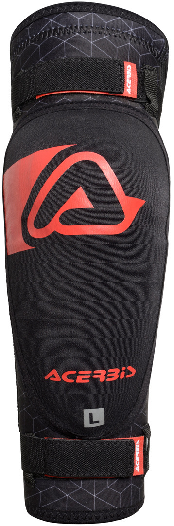 Acerbis Soft 3.0 Elbow Protectors, black-red, black-red, Size One Size