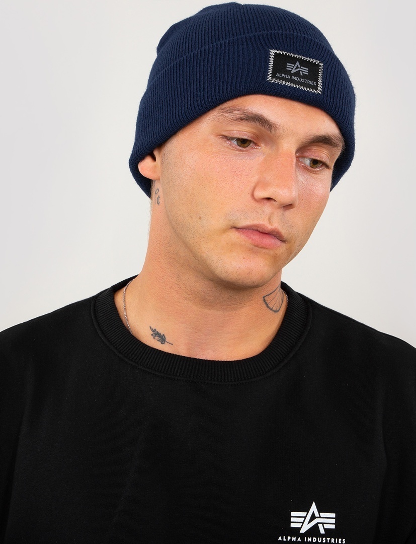 Image of Alpha Industries X-Fit Beanie, blu