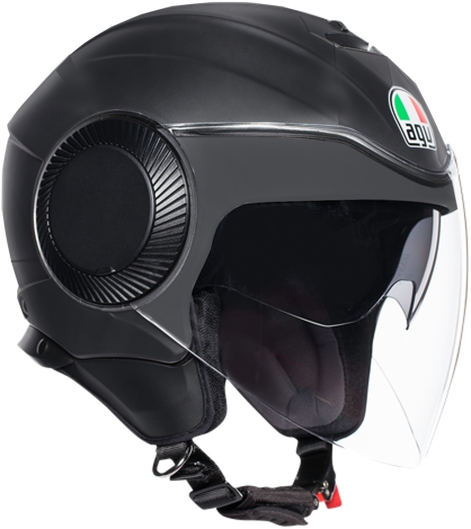AGV Orbyt Mono Jet helm, zwart, afmeting XS