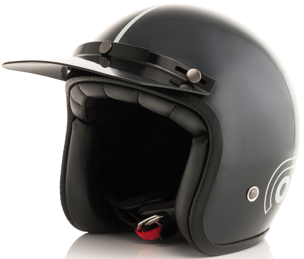 Acerbis Ottano Jet helm, grijs, afmeting XS