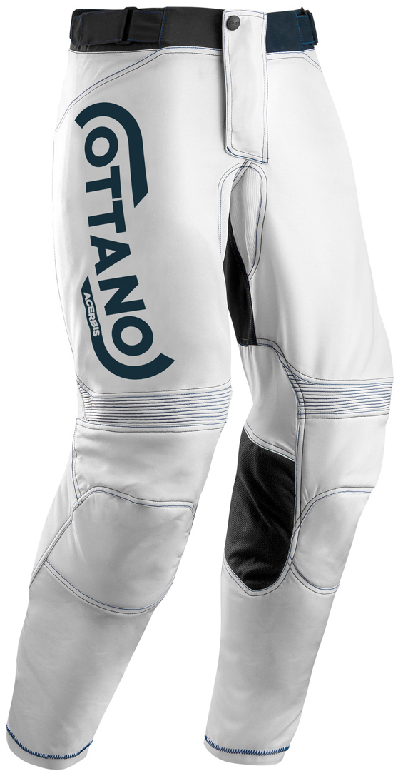 Image of Acerbis Ottano 2.0 Pantaloni Motocross, bianco, dimensione L