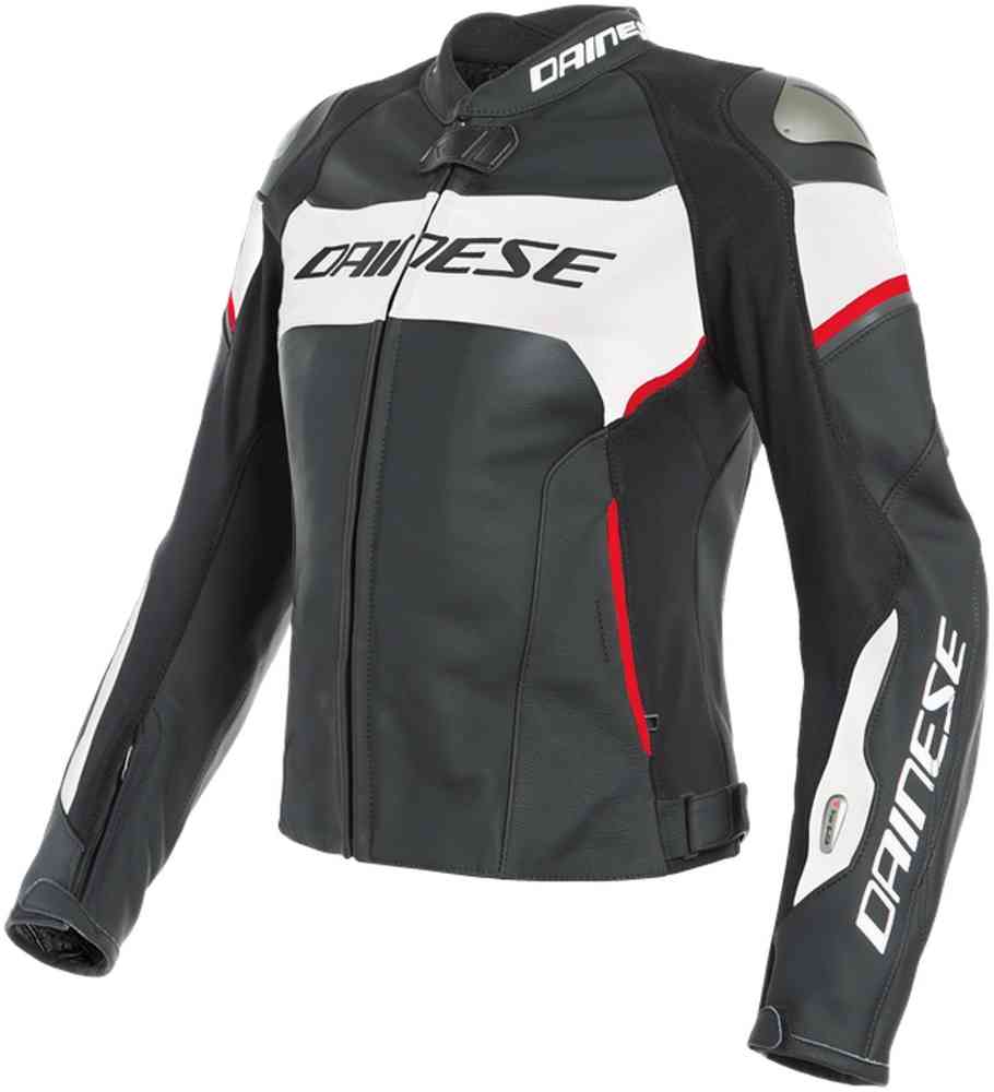 Dainese Racing 3 Lady D-Air® Airbag Damas chaqueta de cuero de la motocicleta