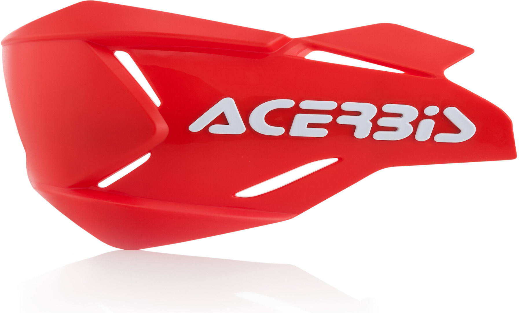 Acerbis X-Factory Hand Guard Shell, white-red, white-red, Size One Size