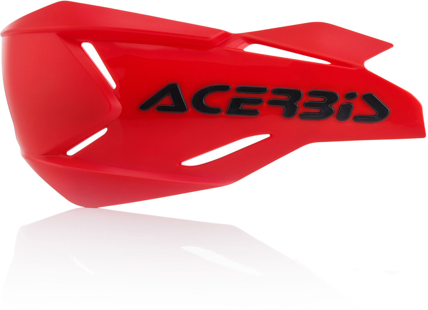 Acerbis X-Factory Hand Guard Shell, black-red, black-red, Size One Size