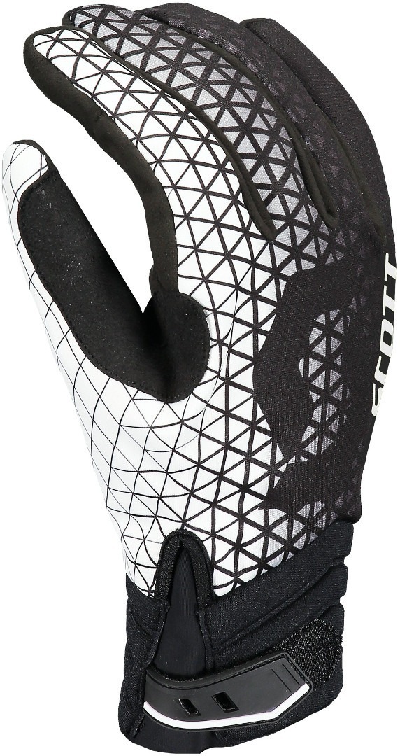 Scott Race DP Motocross Gloves, black-white, Size S, black-white, Size S