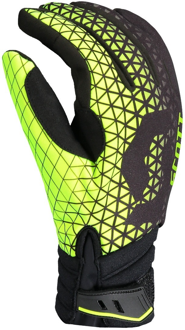 Scott Race DP Motocross Gloves, black-yellow, Size XS, black-yellow, Size XS