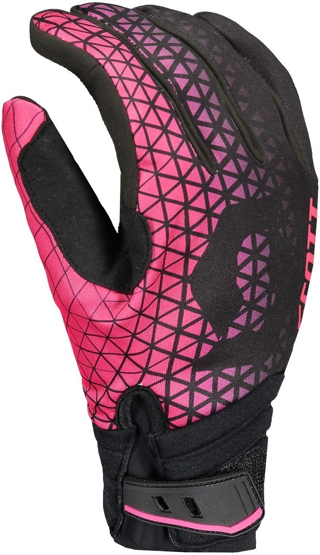 Scott Race DP Damer Motocross handsker, sort-pink, størrelse XS til Kvinder