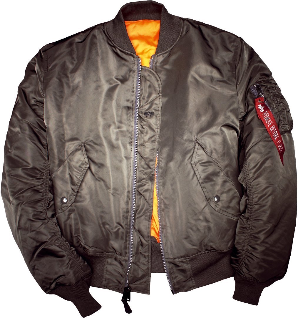 Alpha Industries MA-1 Jacka, grå, storlek S