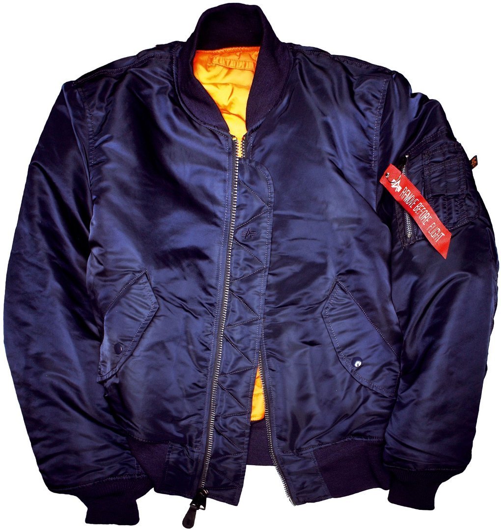 Alpha Industries MA-1 Jacka, blå, storlek M