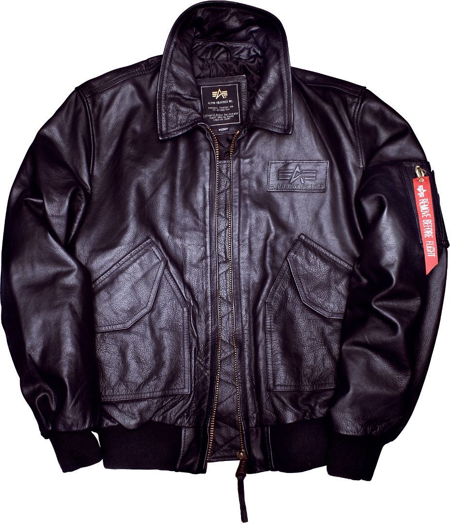 Alpha industries leather jacket new arrivals