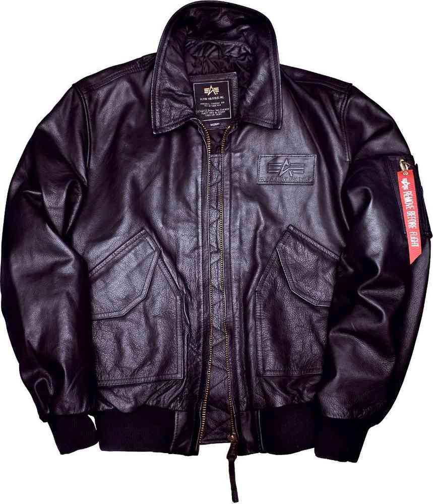 Alpha Industries CWU Leather Jacket buy cheap FC Moto