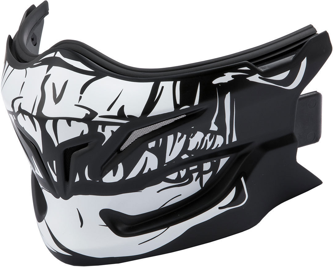 Scorpion Exo-Combat Skull Mask, black-white, black-white, Size One Size