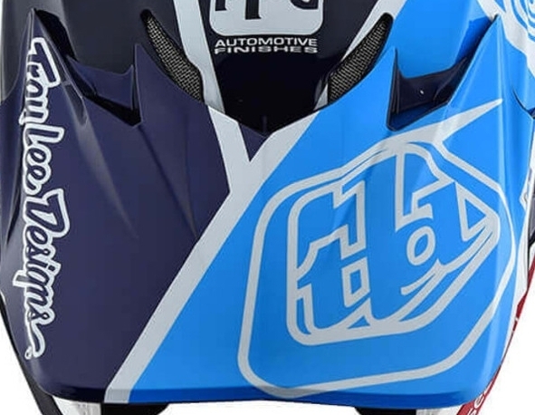 Troy Lee Designs SE4 Metric Motocross hjälm sköld