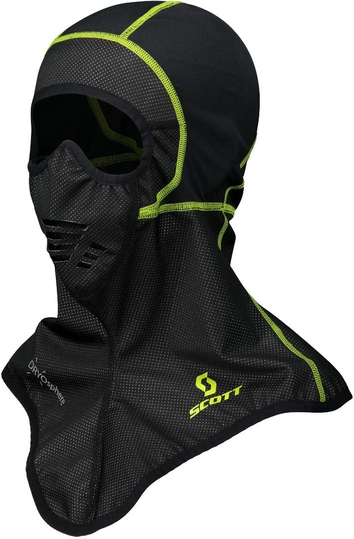 Scott Wind DP Facemask, black-yellow, Size 2XL 3XL, black-yellow, Size 2XL 3XL