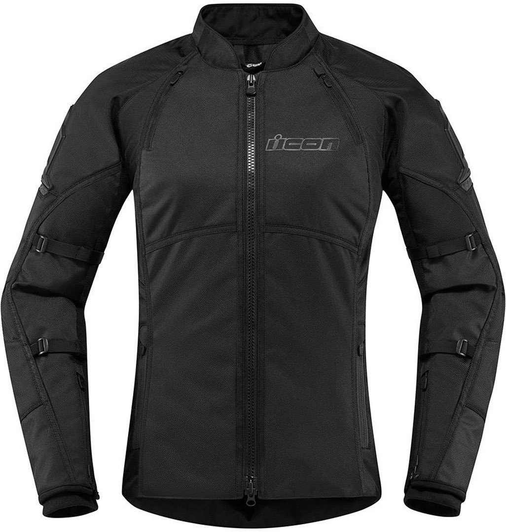 Icon Automag2 Women's Motorcycle Jacket, black, Size L, black, Size L for Women