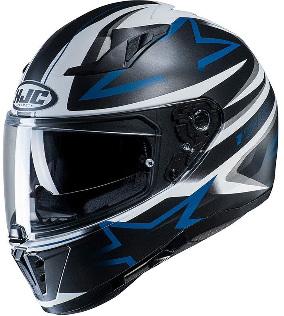 HJC i70 Cravia Helmet, black-white-blue, Size 2XL, black-white-blue, Size 2XL