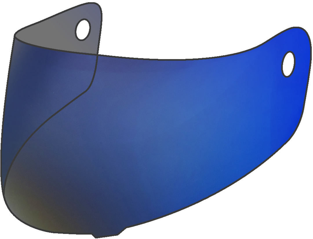 Image of HJC HJ-31 Visor specchiato, blu