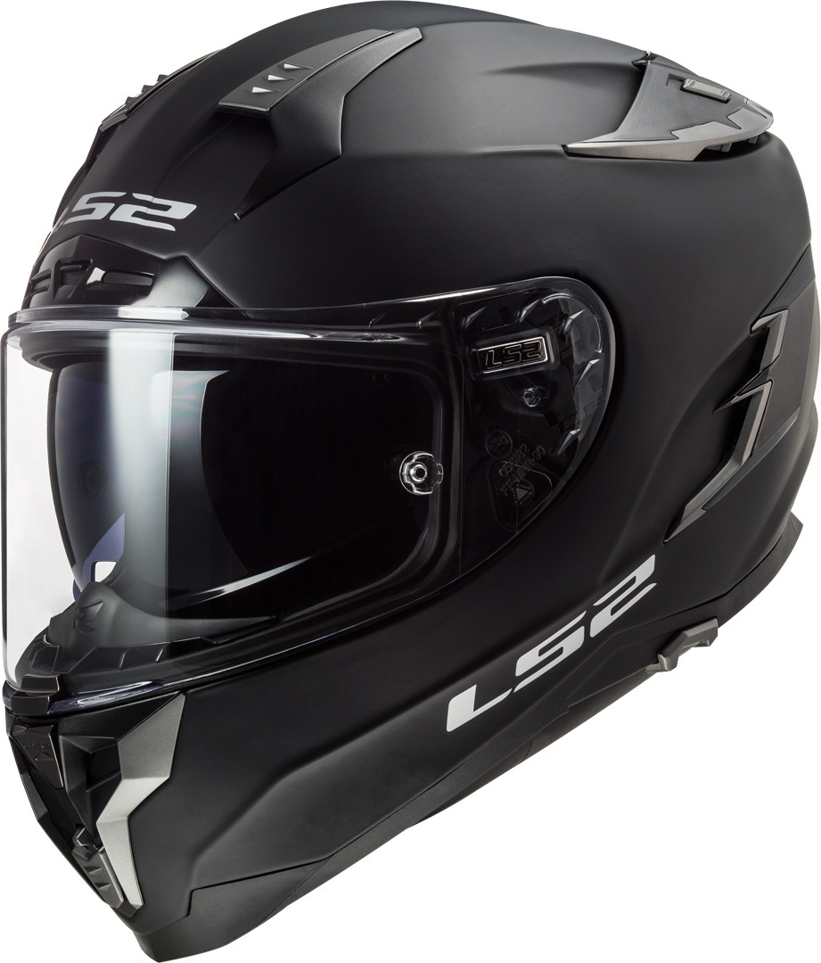 LS2 FF327 Challenger Solid Helmet, black, Size 2XS, black, Size 2XS