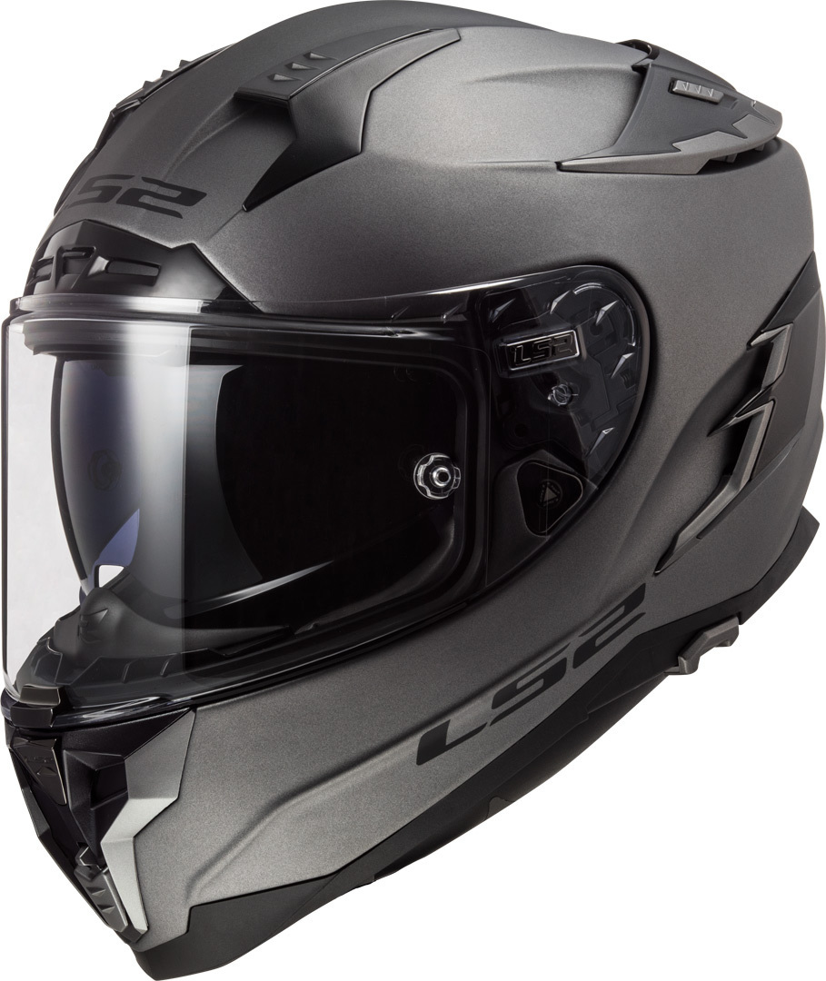 LS2 FF327 Challenger Solid Helmet, silver, Size XS, silver, Size XS