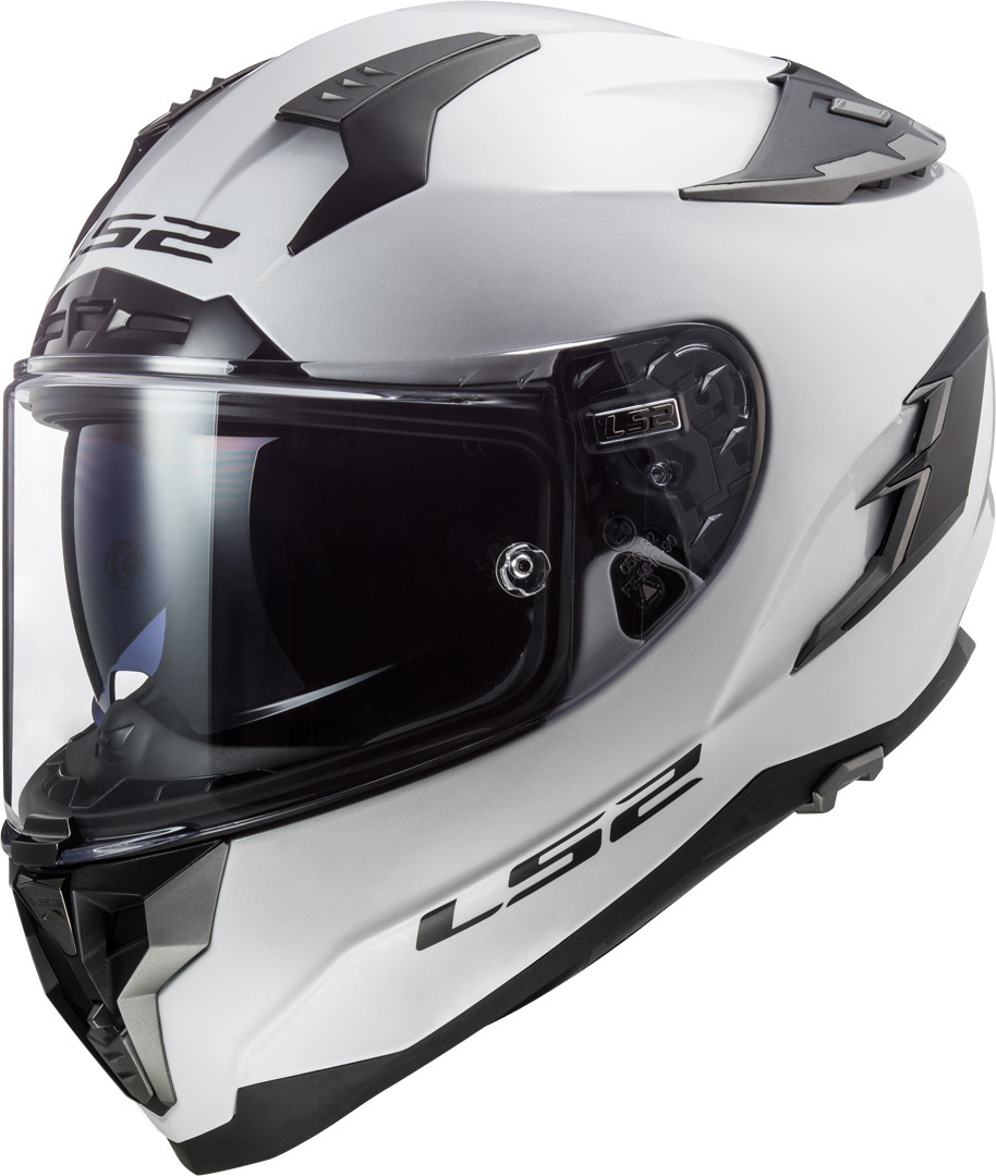 LS2 FF327 Challenger Solid Helmet, white, Size 2XS, white, Size 2XS