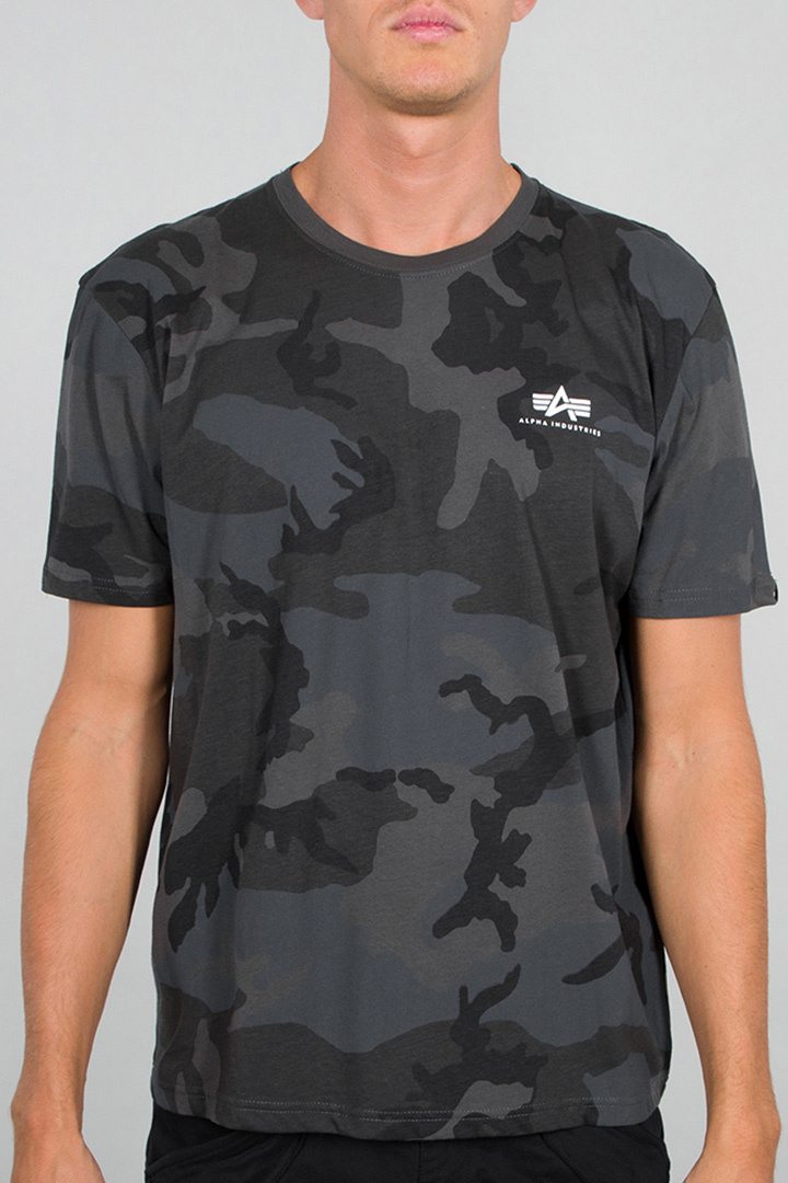 Alpha Industries Basic T Small Logo T-Shirt, flerfärgad, storlek S