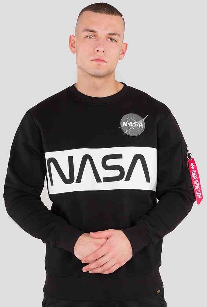 Alpha Industries NASA Inlay Sweatshirt - buy cheap ▷ FC-Moto | 